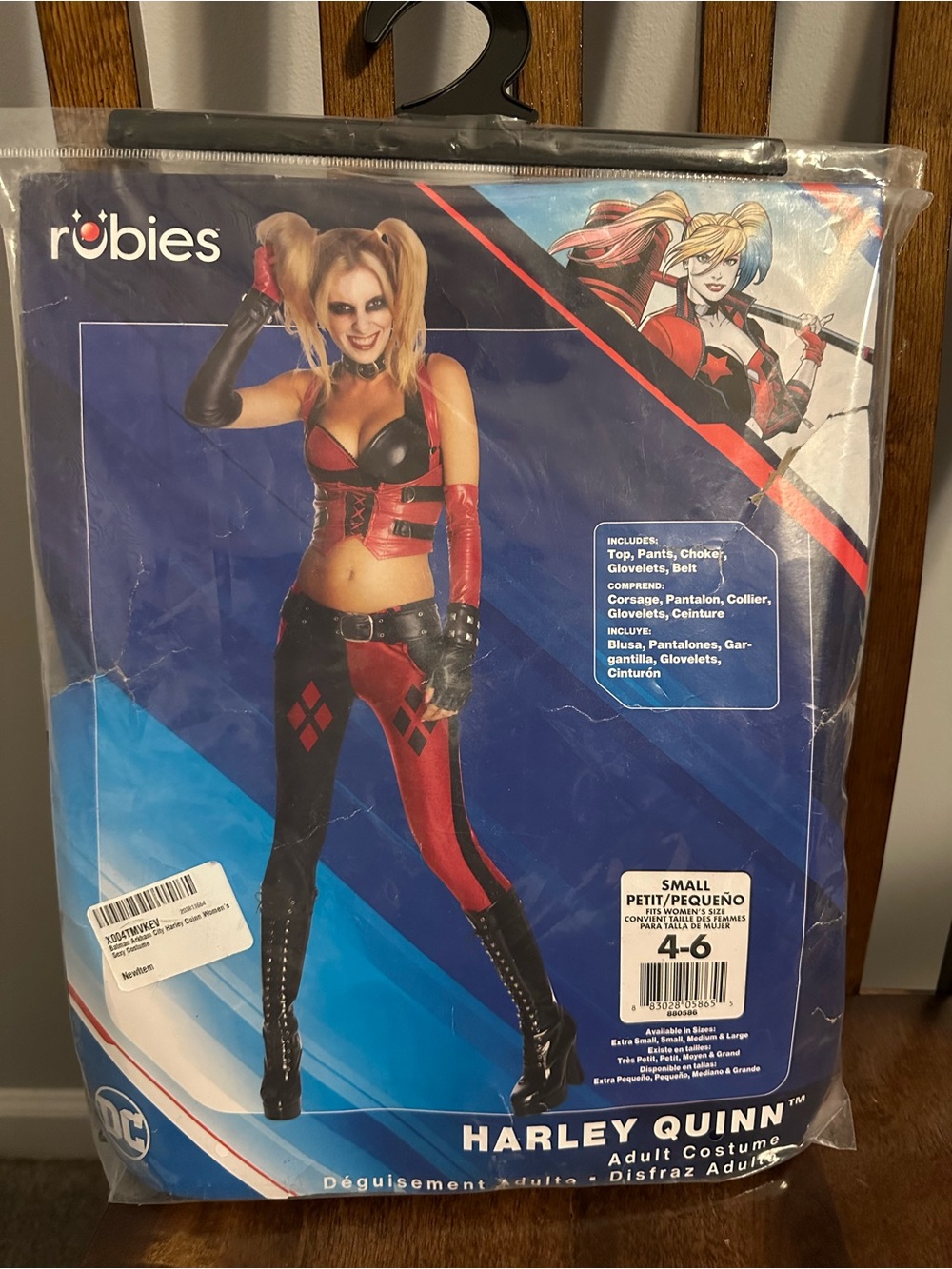 Harley Quinn Costume Arkham City Size Small New
